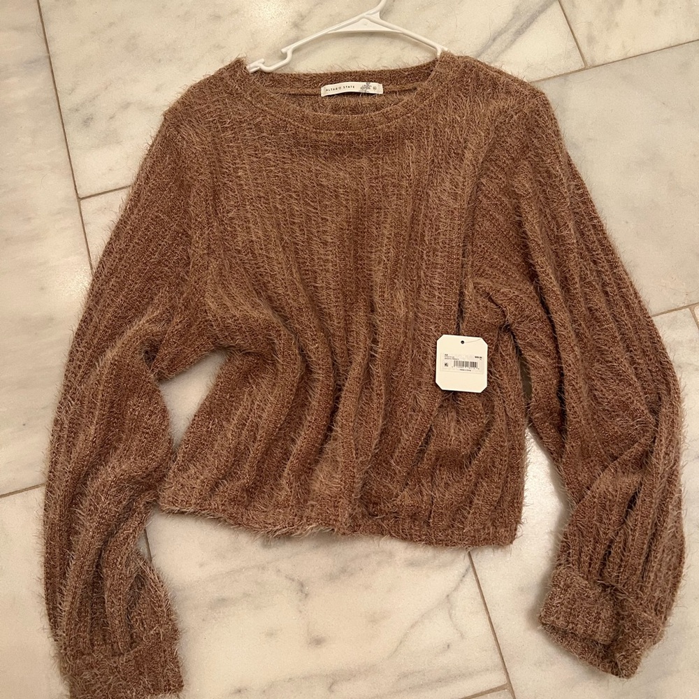ALTER’D STATE Cozy Brown Women's Sweater